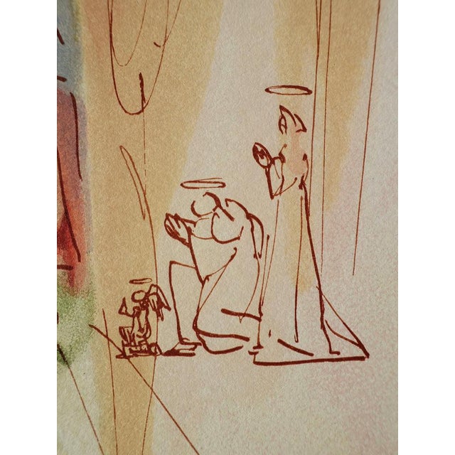 Salvador Dali, Le triomphe du Christ et de la Vierge, Etching For Sale - Image 5 of 8