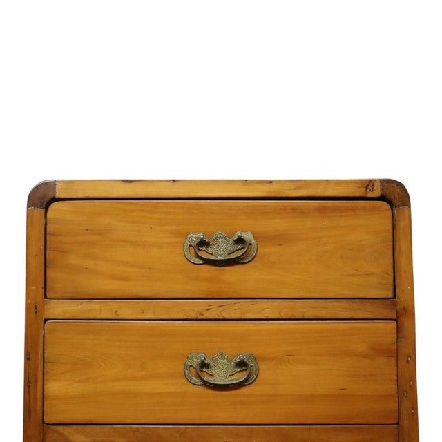1930s Oversized Antique Mahogany 10-Drawer Lingerie Chest C1930 For Sale - Image 5 of 9