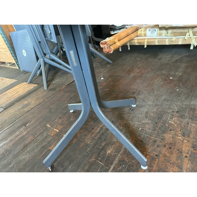 Crate & Barrel Crate & Barrel Lanai 31.5" Round Fliptop Outdoor Dining Table For Sale - Image 4 of 6