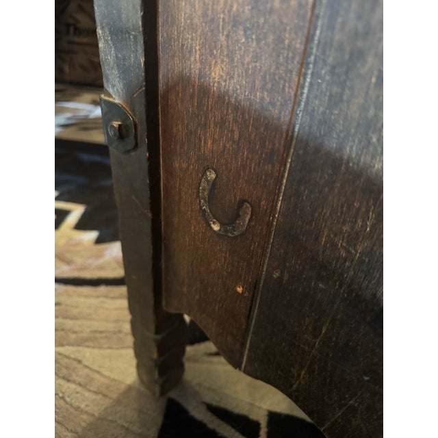 1930s Antique Monterey Desk 30s Signed For Sale - Image 5 of 12