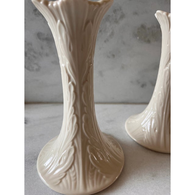Pair of Lenox Woodland Collection Candle Holders For Sale In Austin - Image 6 of 9