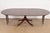 Brown Baker Furniture Georgian Banded Mahogany Pedestal Extension Dining Table, Newly Refinished For Sale - Image 8 of 13