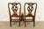 Baker Furniture Georgian Carved Mahogany Dining Chairs, Set of Four For Sale - Image 12 of 13