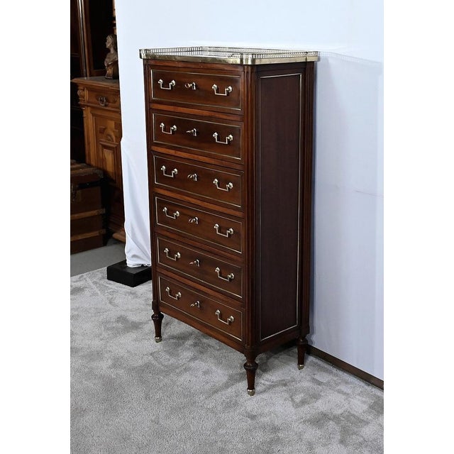 Small Louis XVI Chiffonnier, 1700s For Sale - Image 3 of 18