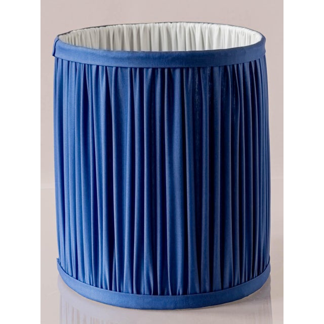 Royal Delft Blue Louis XV Table Lamps, New Pleated Lampshades, Set of 2 For Sale - Image 12 of 16