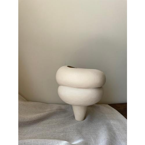 Modder Breaking Patterns Ceramic Sculpture by Françoise Jeffrey For Sale - Image 6 of 7