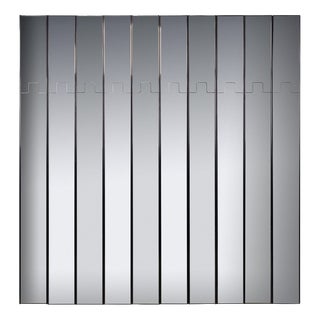 Vintage Italian Modular Gronda Mirror Coat Rack by Luciano Bertoncini for Elco, 1970 For Sale