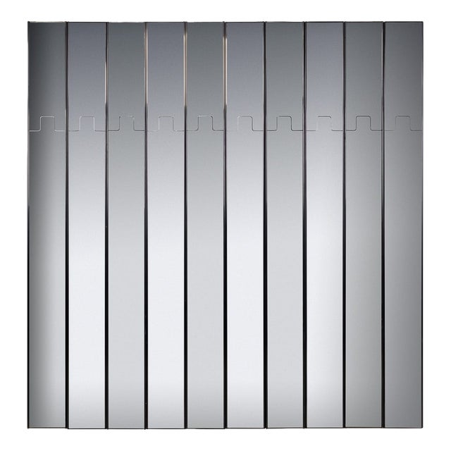 Vintage Italian Modular Gronda Mirror Coat Rack by Luciano Bertoncini for Elco, 1970 For Sale