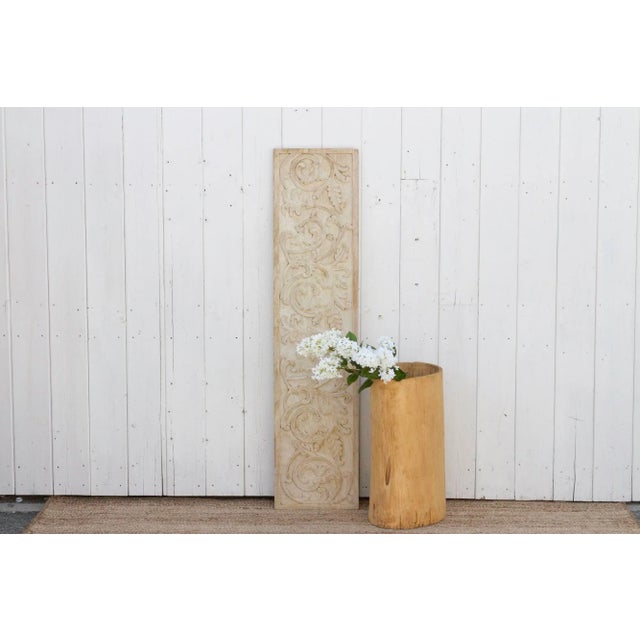 French Colonial Carved Wood Panel For Sale - Image 9 of 10