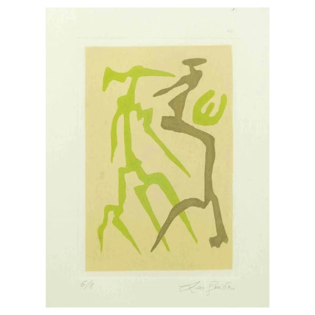 Leo Guida, Abstract Figures, 1970s, Etching For Sale