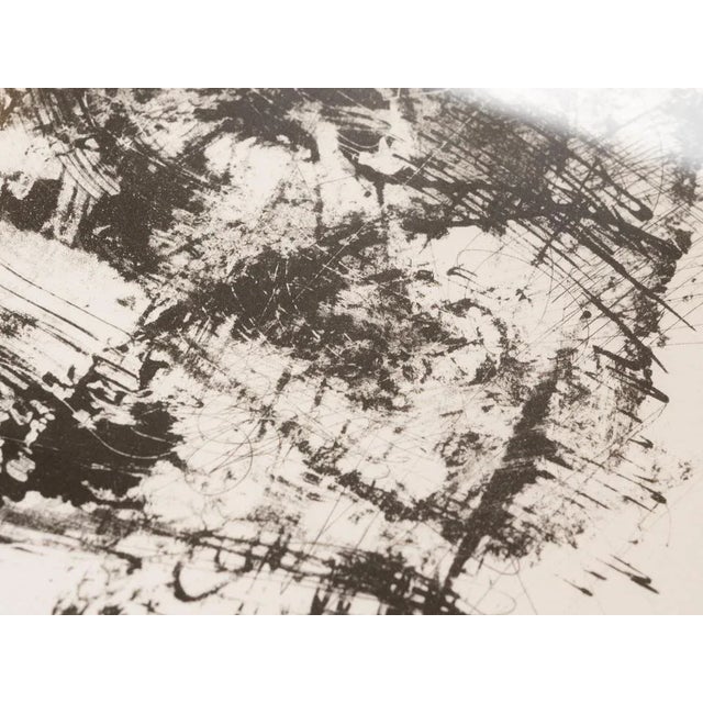1990s Detlef Hagenbäumer, Rose, Black & White Woodcut, Framed For Sale - Image 5 of 10