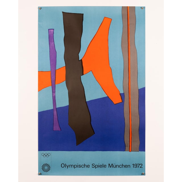 Olympia Poster by Fritz Winter, 1972 For Sale - Image 3 of 9