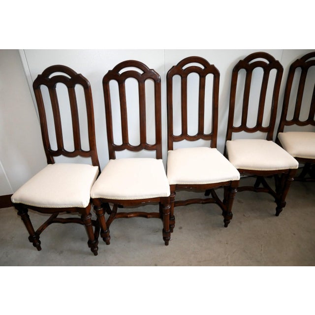Antique Early 20th Century Walnut Chairs, Set of 6 For Sale - Image 14 of 17