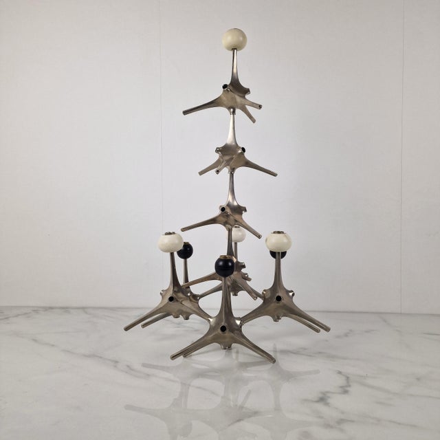 Vintage Modular Candleholder by Caesar Stoffi & Fritz Nagel, 1970s For Sale - Image 10 of 15