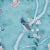 Paper SAMPLE - Schumacher x Mary McDonald Les Oiseaux Panel Set In Blue Turquoise For Sale - Image 7 of 7