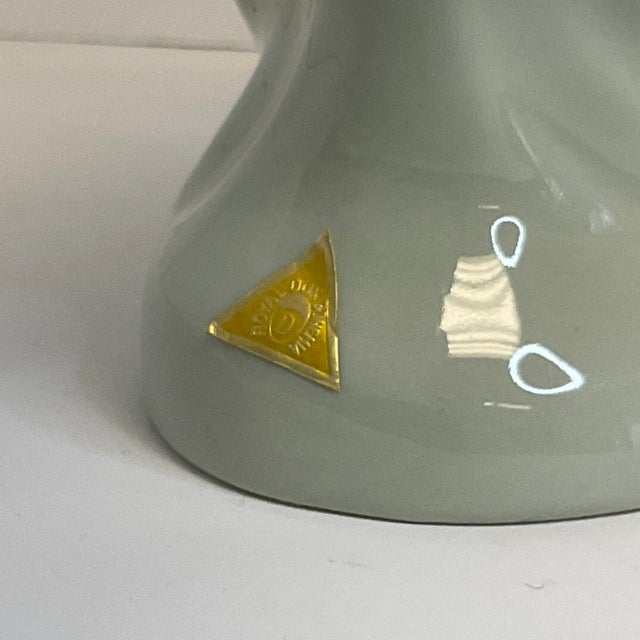 Hollywood Regency 1990s Vintage Bohemian Czechoslovakian Majolica Porcelain Trout Fish Figurine by Royal Dux For Sale - Image 3 of 13