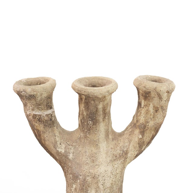 Unglazed Terracotta Tree-Branch Sculpture | One of a Kind For Sale - Image 6 of 8