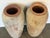 Olive Pair of Monumental Antique Water Jars - Tall Crucible Form Olive Jars For Sale - Image 8 of 13