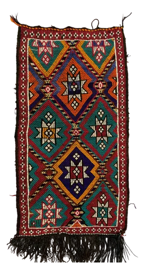 Small Vintage Turkish Kilim Rug