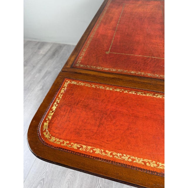 19th Century Empire Games Table in Mahogany, 1890s For Sale - Image 4 of 13