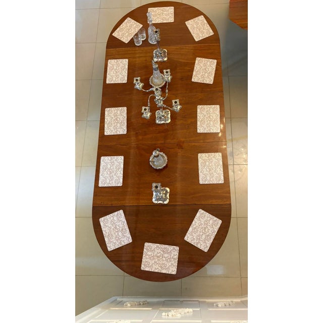 Antique Georgian Figured Mahogany Metamorphic Dining Table, 1780s For Sale - Image 3 of 18