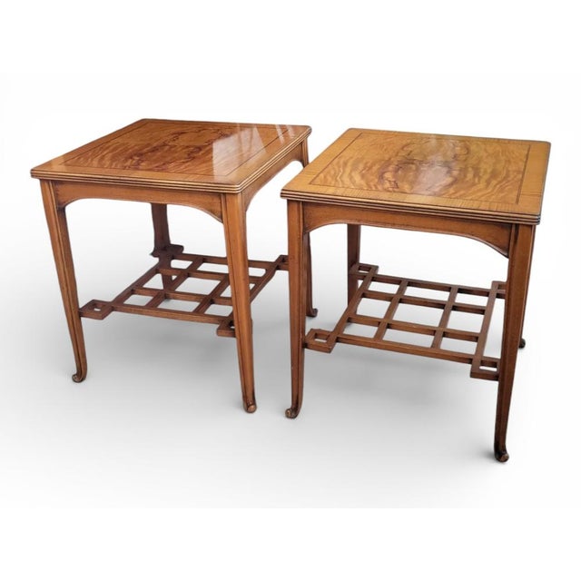 Brown Art Nouveau Coffee Table, 1900, 1890s For Sale - Image 8 of 12