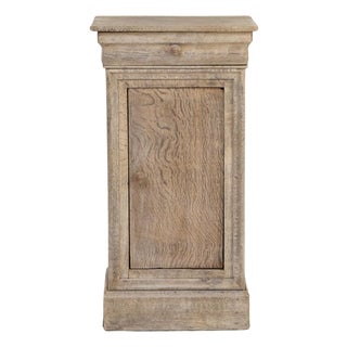 19th Century French Oak Bedside Table For Sale