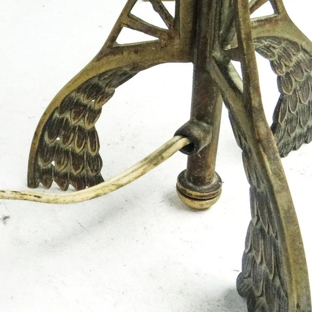 Art Deco Table Lamp, Poland, 1890s, in Good conditions. Designed 1890 to 1919 European Plug (up to 250V).The wiring of...