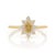 Not Yet Made - Made To Order 14k Gold Victorian Inspired Fancy Yellow Diamond Flower Cluster Ring Size 5.5 For Sale - Image 5 of 17