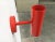 Mid-Century Modern Minimalist Red Wall Lamps, Set of 2 For Sale - Image 6 of 18