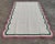 Handmade Cotton Vegetable Dyed Scalloped Edge Rug Cream With Green and Raspberry Pink Border - 6x9 For Sale - Image 11 of 11