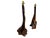 The Mid-Century Modern Drift Wood Table Lamps are a set of 2 large 30" lamps that exude a marine-inspired pattern with a...