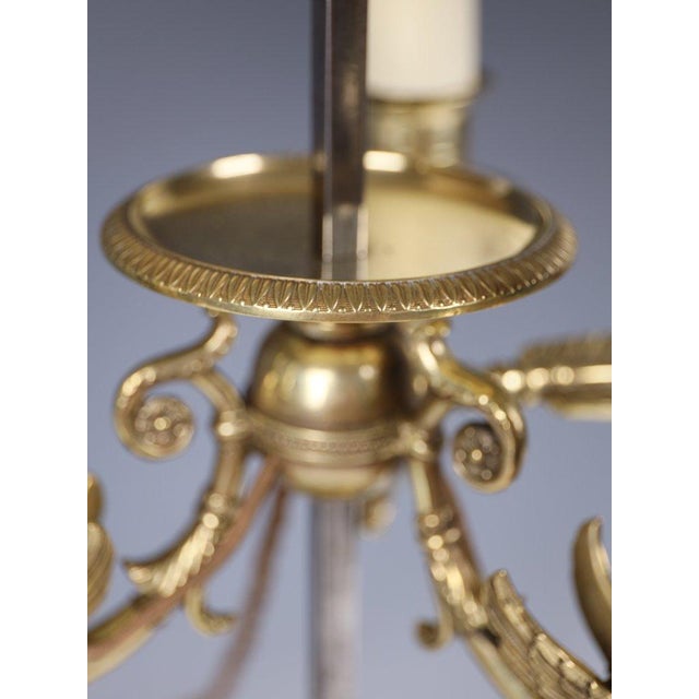 19th Century French Brass Bouillotte Table Lamp, 1880 For Sale - Image 13 of 18