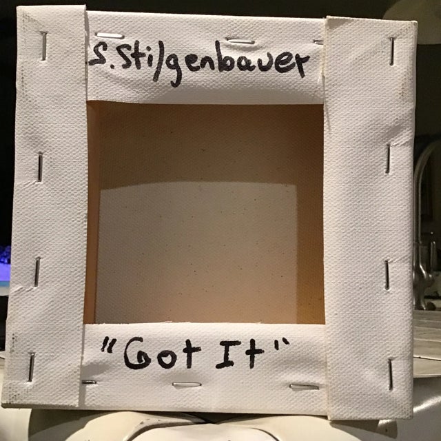 Contemporary “Got It” Original Abstract Acrylic Painting on Stretched Canvas For Sale - Image 3 of 3