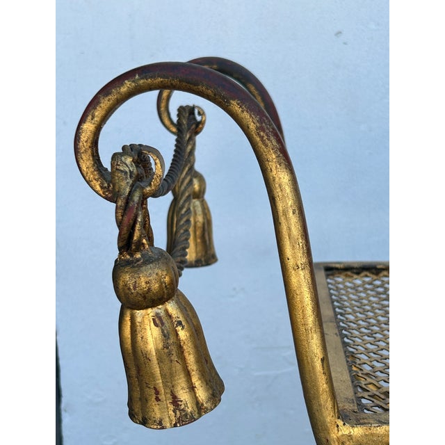 Vintage Italian Rope and Tassel Bench For Sale In West Palm - Image 6 of 6