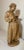 Folk Art 1940s Hand Carved Wood Folk Art Friar Monk Statue Sculpture Religious Figure For Sale - Image 3 of 11