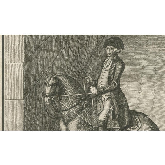 Gaspar Fróis Machado, Dressage and Piaffe, 1790, Engraving, Set of 3 For Sale - Image 13 of 15