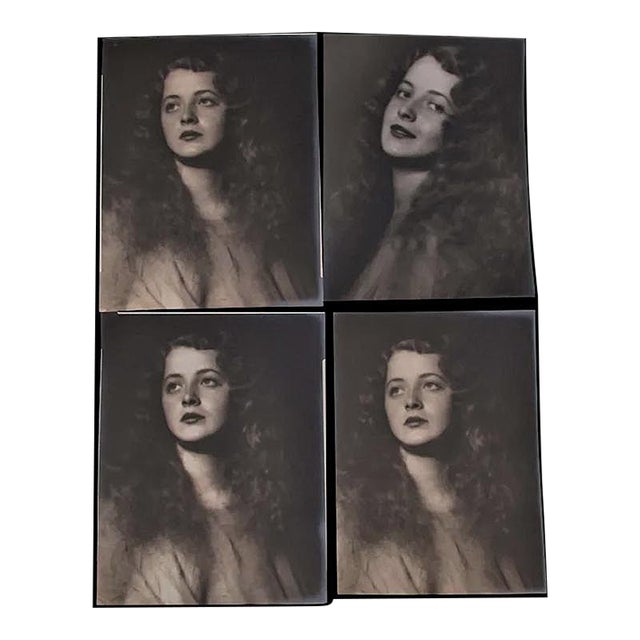 1930s Art Deco Portraits, Photographs by Harry R Cremer - Set of 4 For Sale
