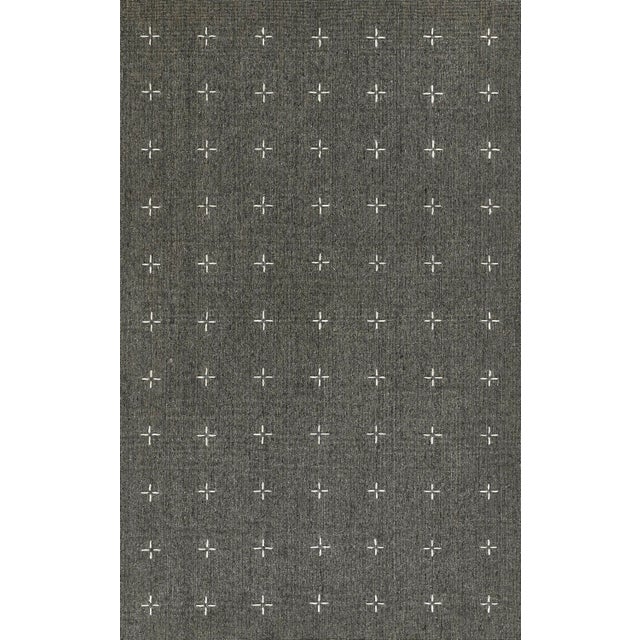 Momeni Oliver Charcoal Hand Loomed Area Rug 3'6" X 5'6" For Sale
