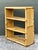 Khaki Vintage Bamboo Low Etagere For Sale - Image 8 of 12