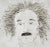 American "A L E" Albert Einstein Portrait #9 by Lilya Vorobey For Sale - Image 3 of 4