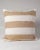 Casa Cubista Handmade Camel Striped Cotton Pillow For Sale - Image 4 of 5