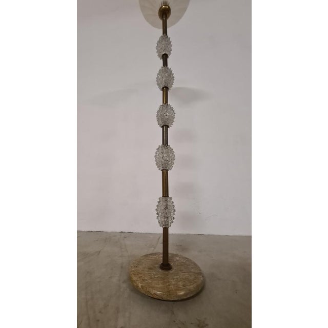 Floor Lamp in Rostrato Glass attributed to Barovier & Toso, 1940s For Sale - Image 6 of 18