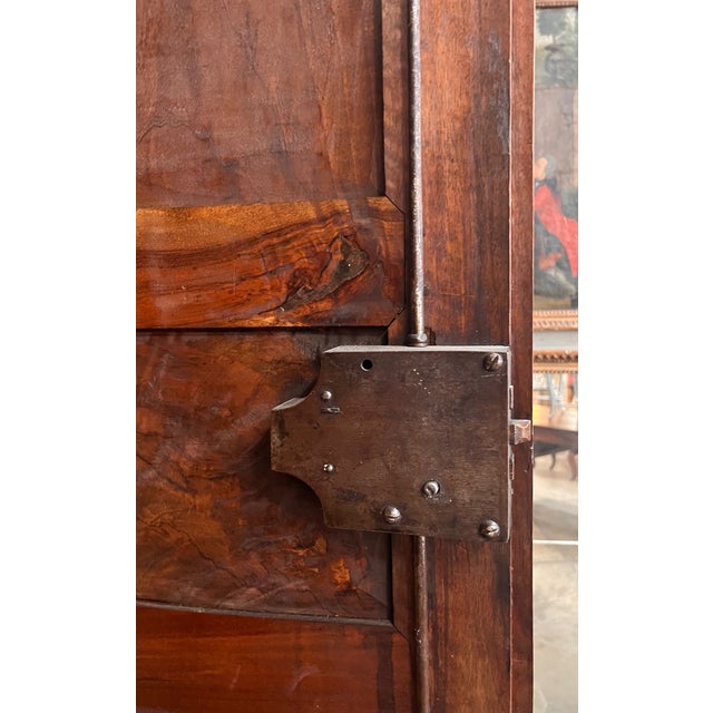 Early 19th Century French Walnut Chateau Armoire For Sale - Image 10 of 12