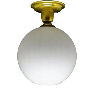 Art Deco Style Pendant Lamp, Poland, 1950s For Sale
