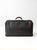 Antique 1920s Black Leather Suitcase With Brass Hardware For Sale - Image 14 of 14
