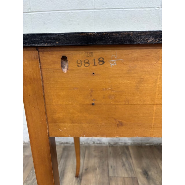 Vintage 1939 Northern Furniture Co Art Deco American Federal Style Writing Desk For Sale - Image 11 of 12