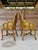 Vintage French-Style Rattan Bistro Side Arm Chairs With Handwoven Cane – Pair For Sale - Image 4 of 12