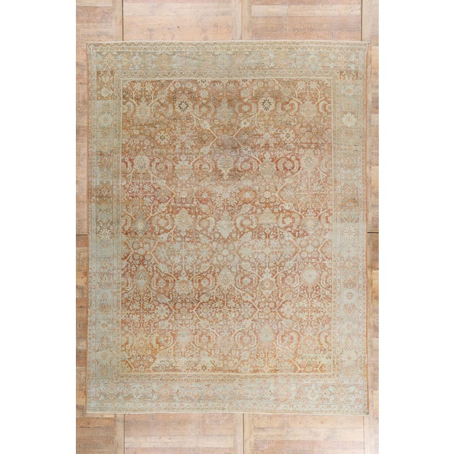 Antique Persian Mahal Rug, 09'06 X 12'06 For Sale - Image 10 of 10