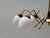 Sputnik Ceiling Light with Brass Frame and Opal Glass, 1950s For Sale - Image 4 of 13